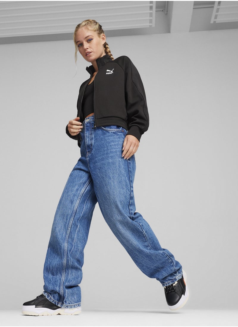 T7 Womens Black Track Jacket
