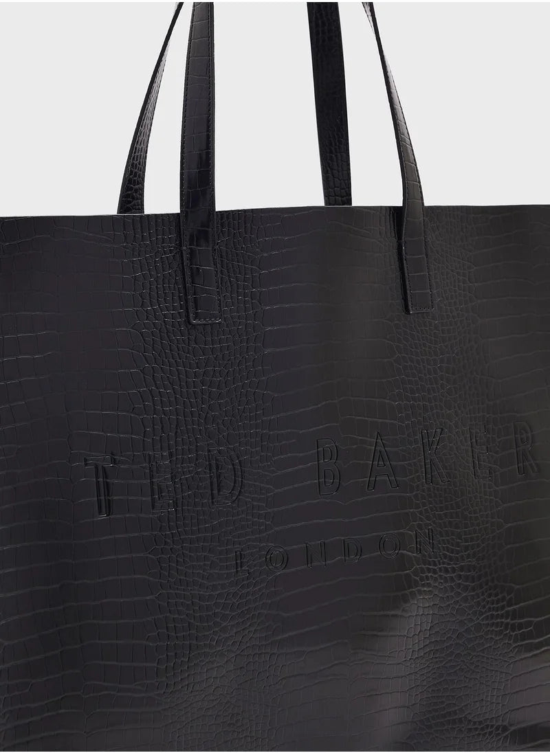 Allicon Mock Croc Icon Tote Bag