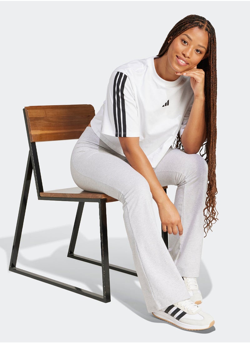 Essentials 3 Stripes Cotton Loose T-Shirt