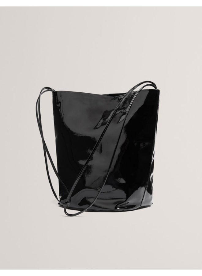 Crinkle Thin Strap Medium Bag