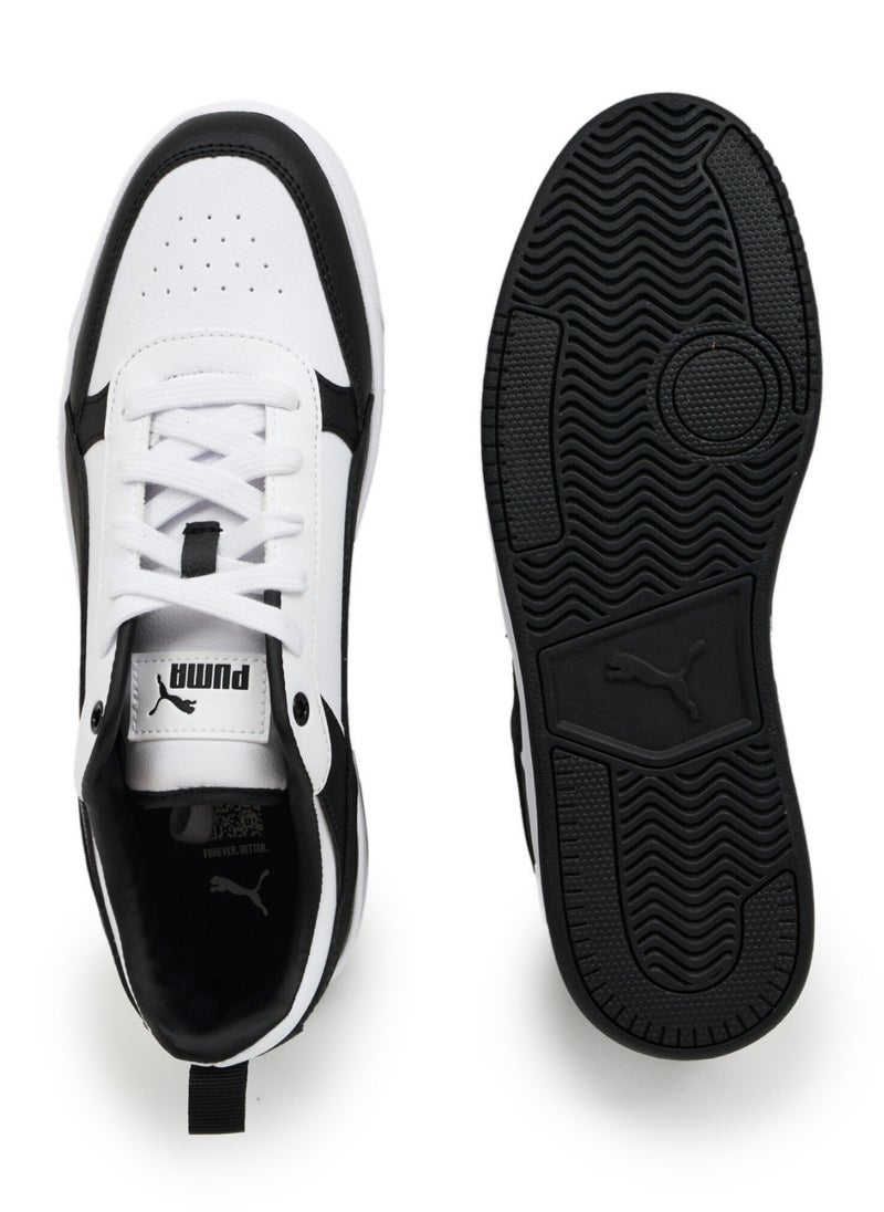 Dribble Unisex White Sneakers