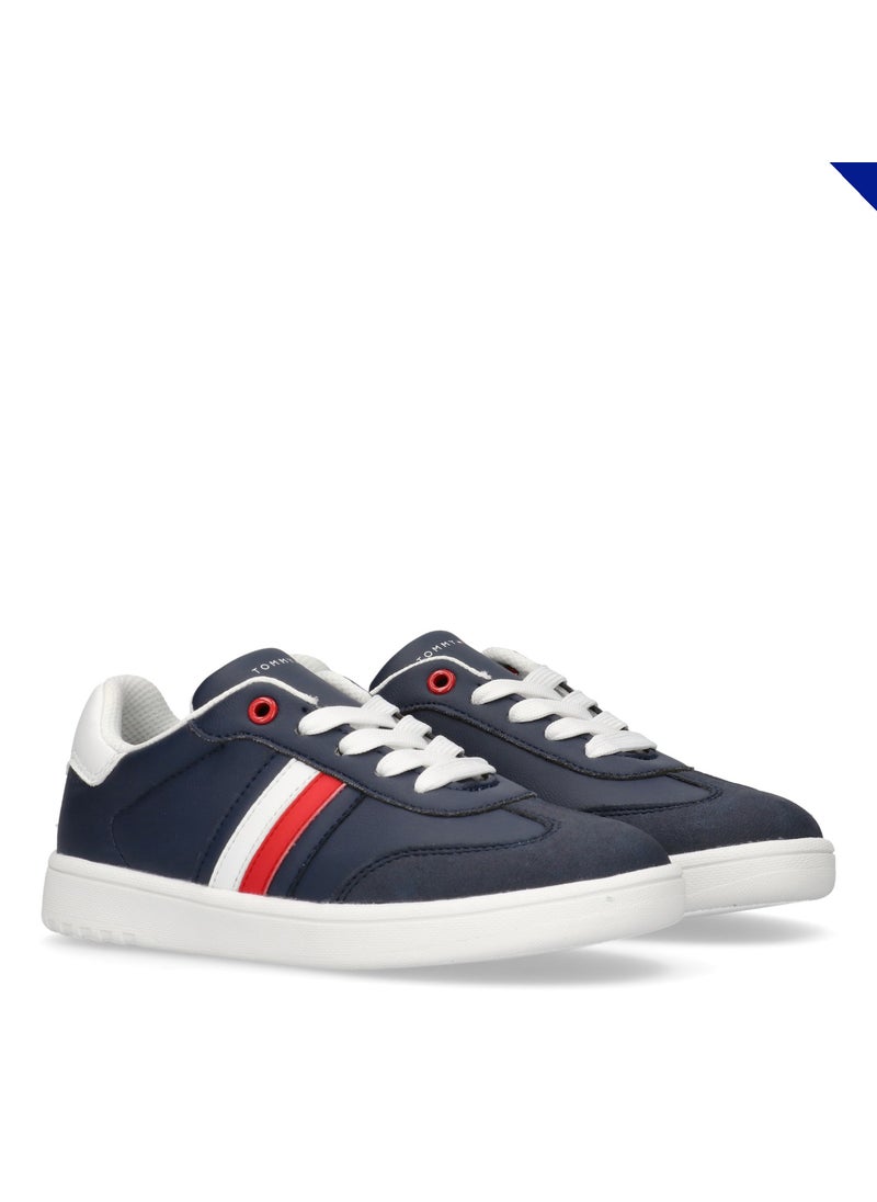 Kids Lace Up Low Top Sneakers