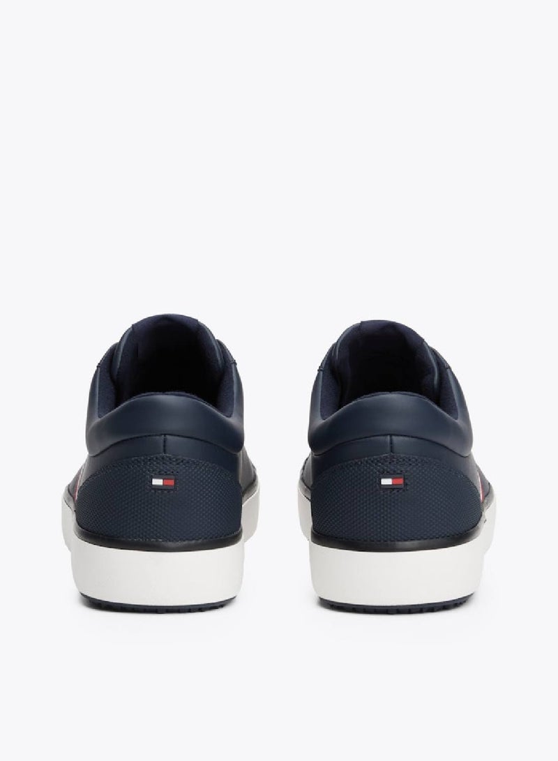 Leather Signature Tape Fine Cleat Sneakers