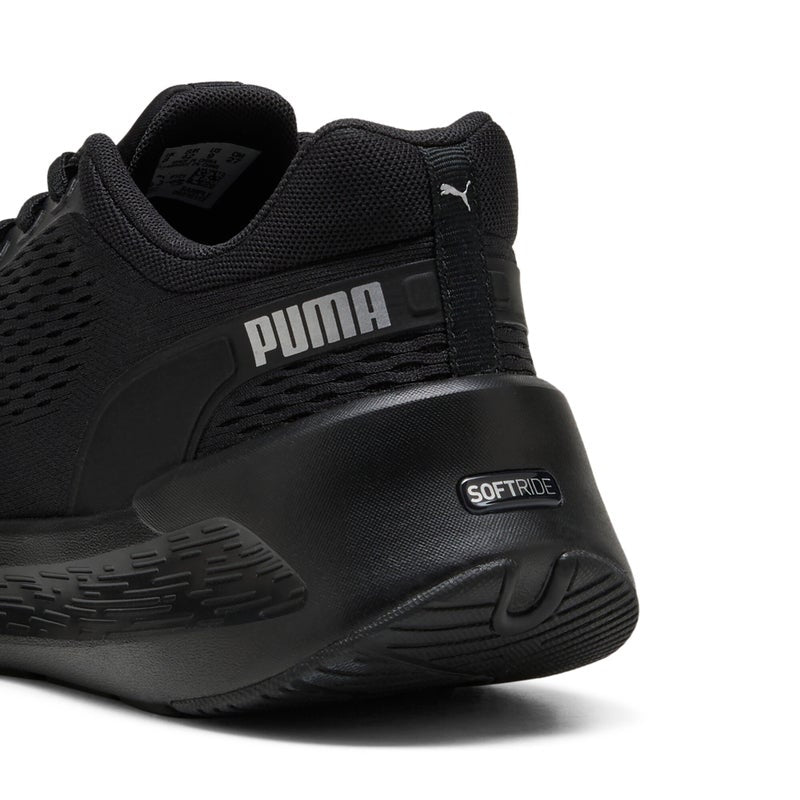 SOFTRIDE Symmetry Unisex Black Running Shoes