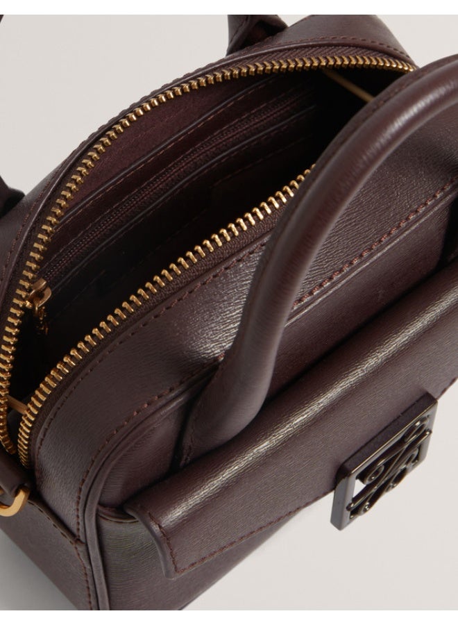 TB DETAIL MINI LEATHER CROSSBODY