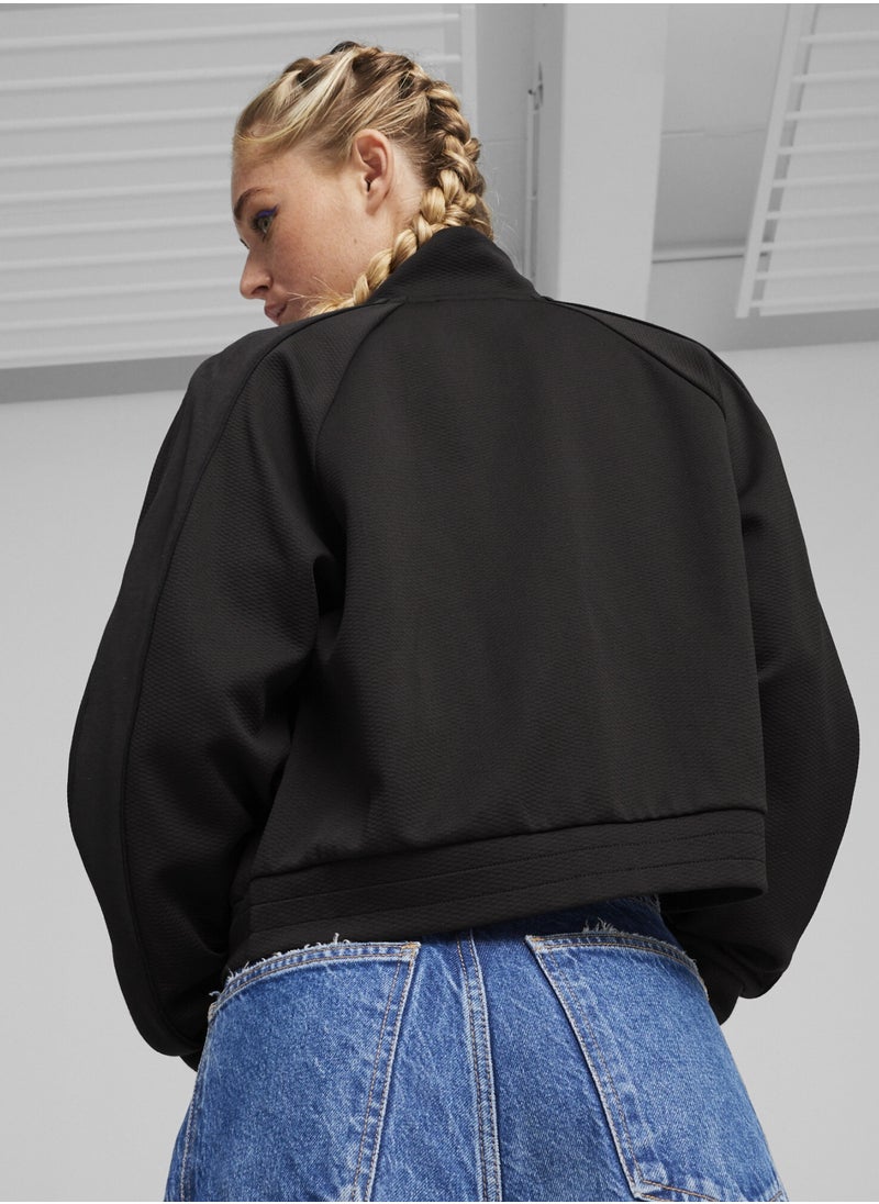 T7 Womens Black Track Jacket