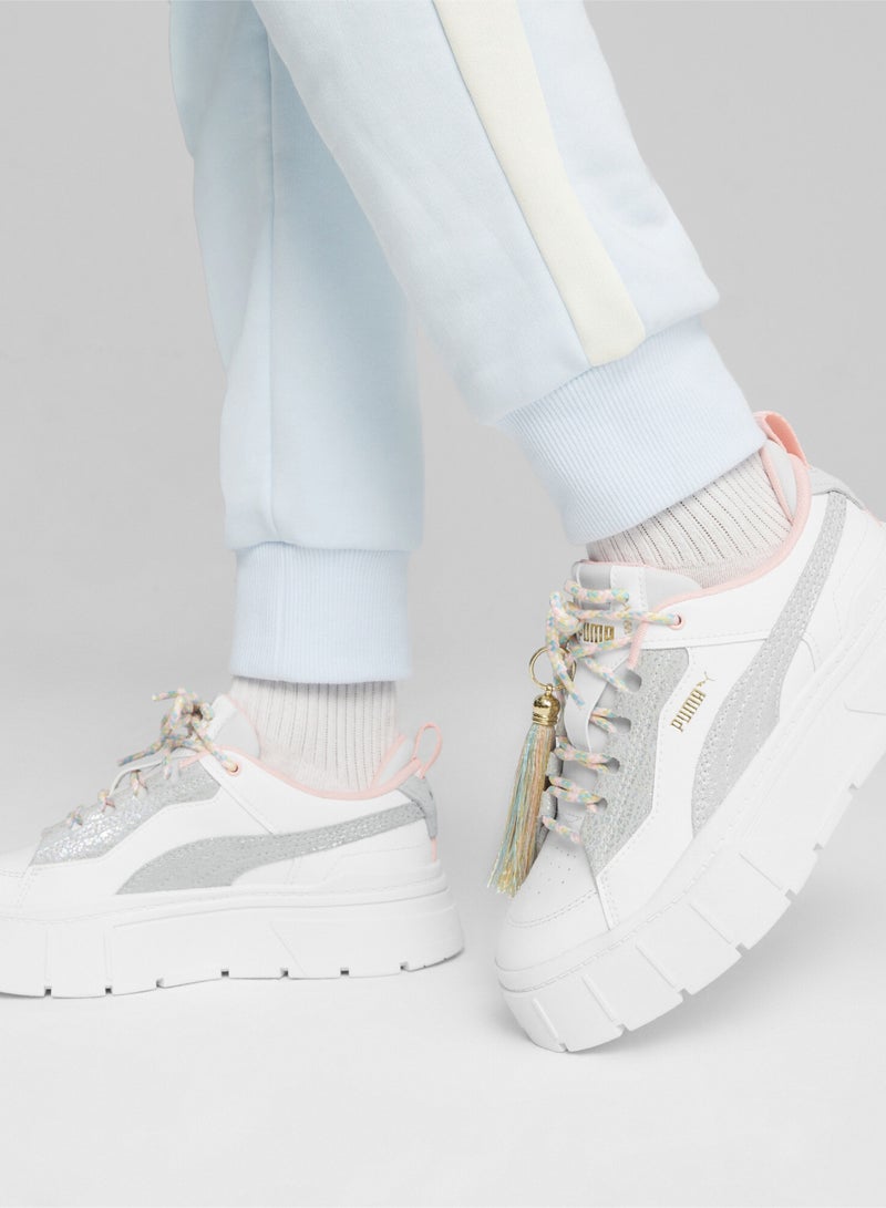 Mayze Stack Womens White Fashion Sneakers