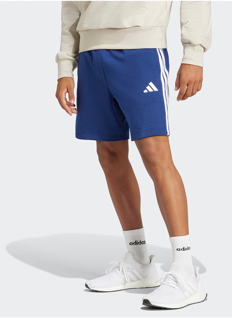 Essential 3 Stripe French Terry Shorts