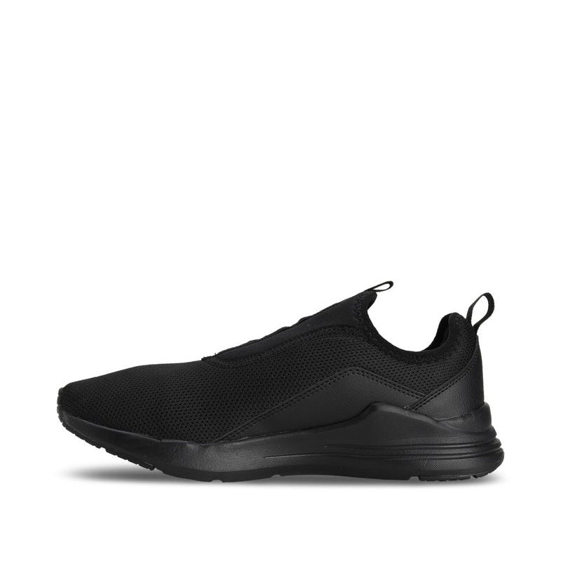 Wired Rapid Unisex Black Sneakers