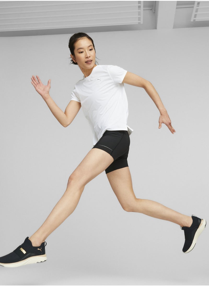 Softride Sophia Womens Black Slip-on Running Shoes