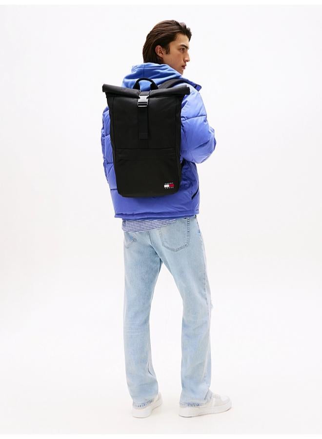 Logo Roll Top Backpack