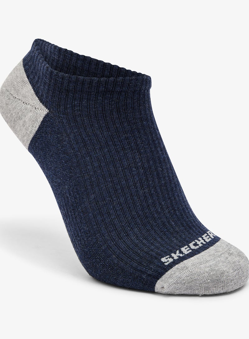 3 Pack Terry No Show Socks
