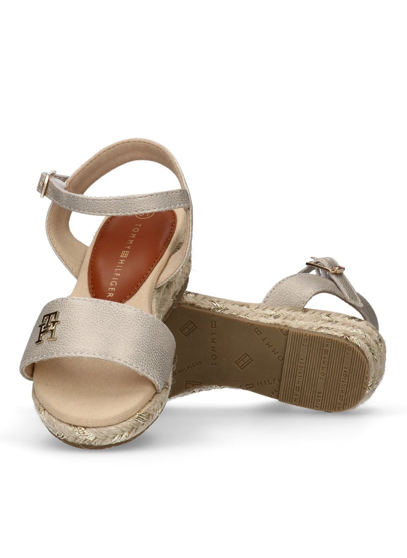 Kids Rope Wedge Sandals