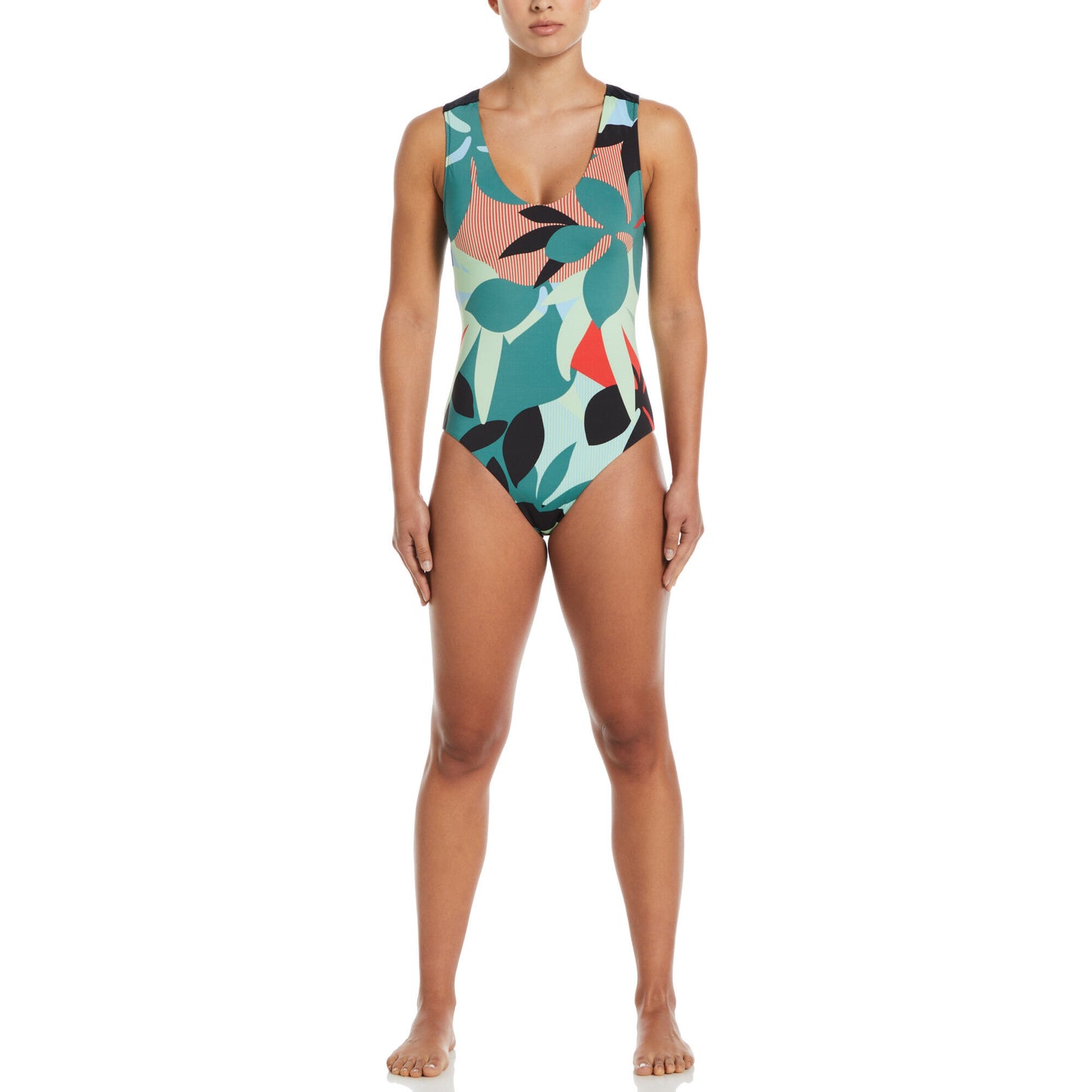 Women's Keyhole Back One-Piece Swimsuit