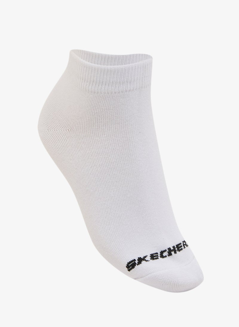 3 Pack Non-Terry Quarter Crew Socks
