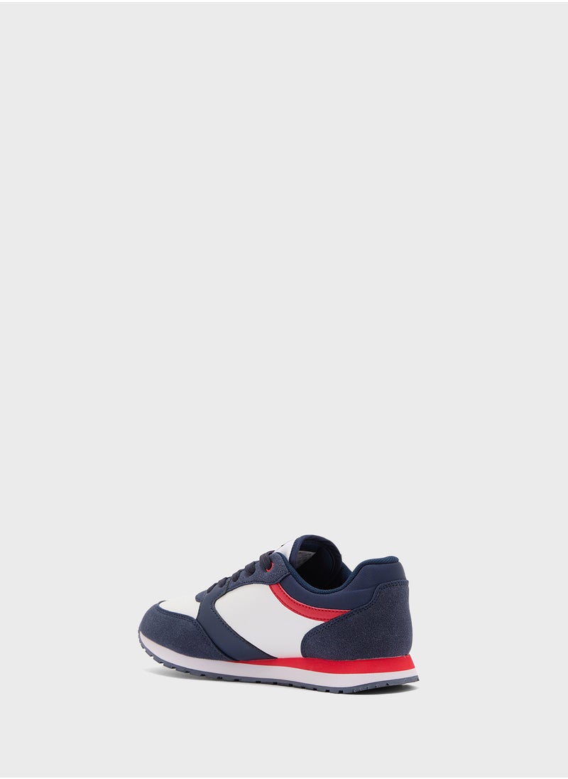 Youth Low Top Lace Up Sneakers