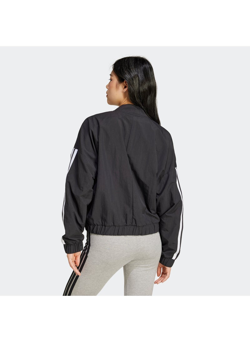 Essentials 3 Stripes Lifestyle Woven Bomber Jacket