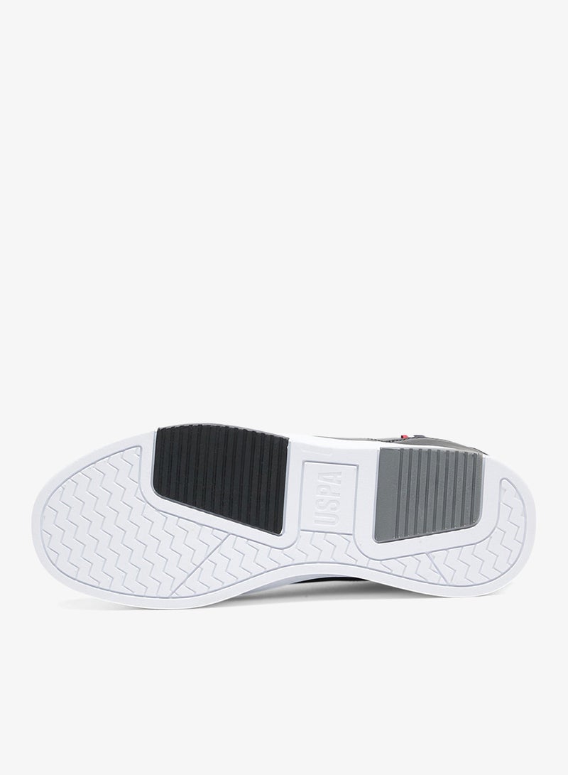 Men's Black Low-Top Sneakers - Lightweight Shoes With White Sole , Comfortable Casual Shoes