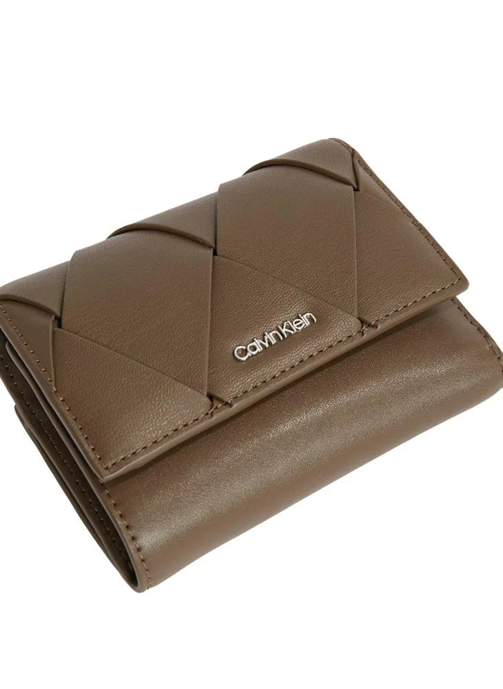 Woven Small Trifold Wallet
