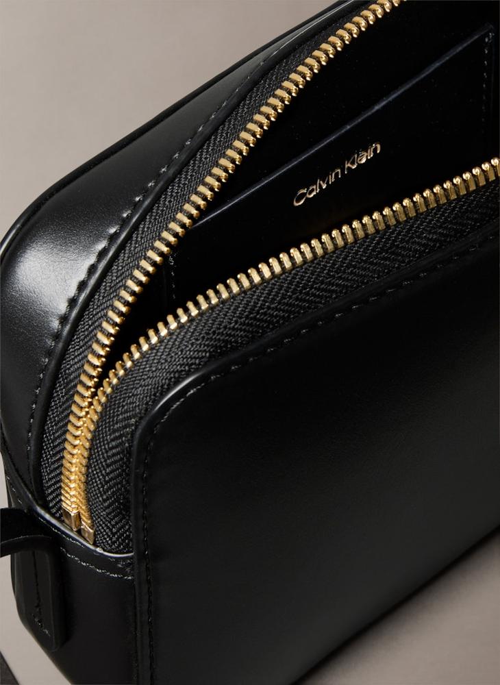 Logo Detail Zip Through Crossbody