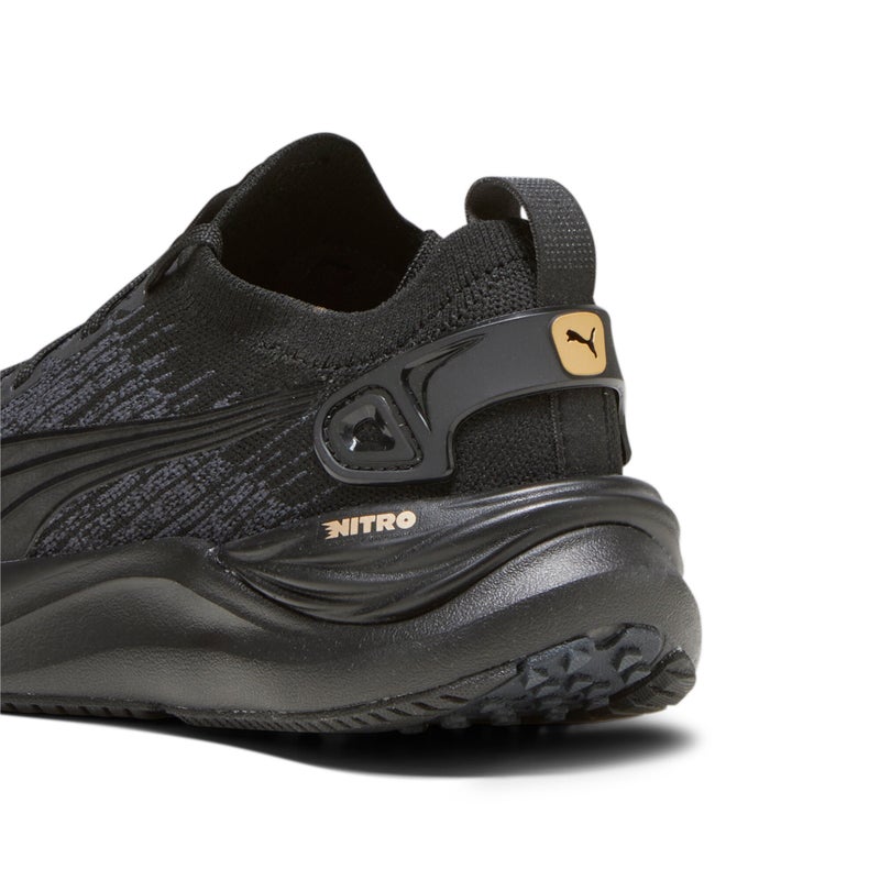 Electrify NITRO 3 Womens Black Knit Running Shoes