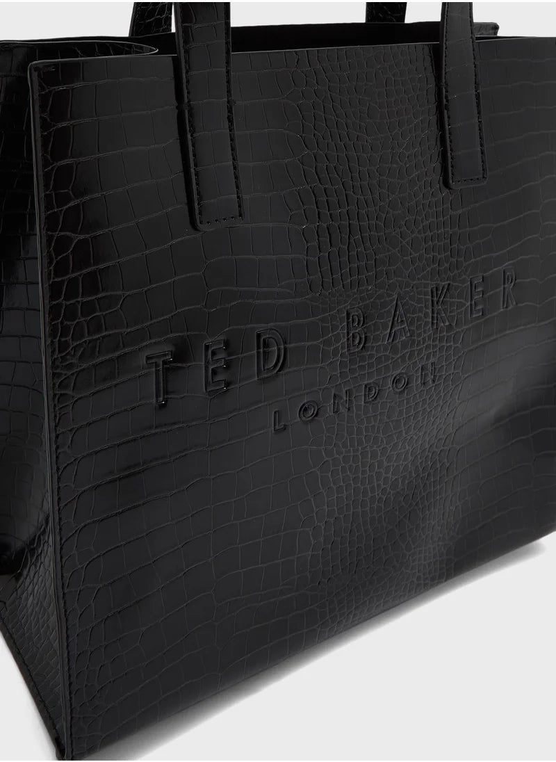 Reptcon Croc Detail Small Icon Bag