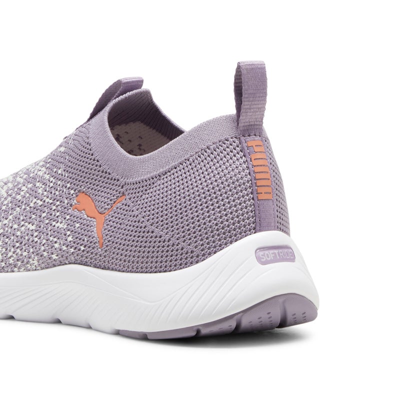 Softride Remi Womens Purple Slipon Knit Running Shoes