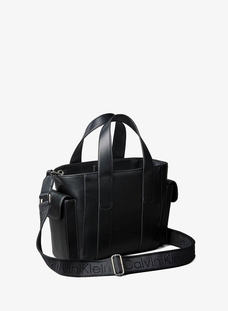 Casual Webbing Strap Small Tote