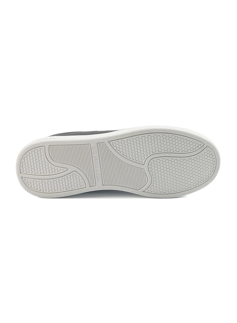Women's Black Low-Top Sneakers - Bold Lace-Up Style for Striking Everyday Look