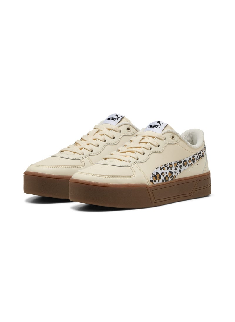 Skye Leo Womens Beige Sneakers