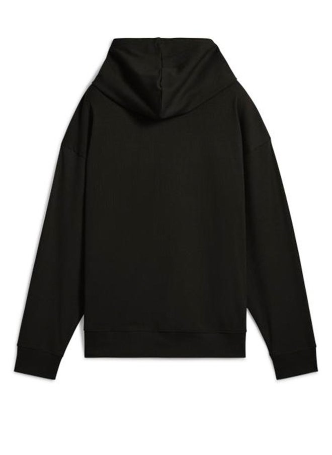 Essential Elevated Ribbed Hoodie