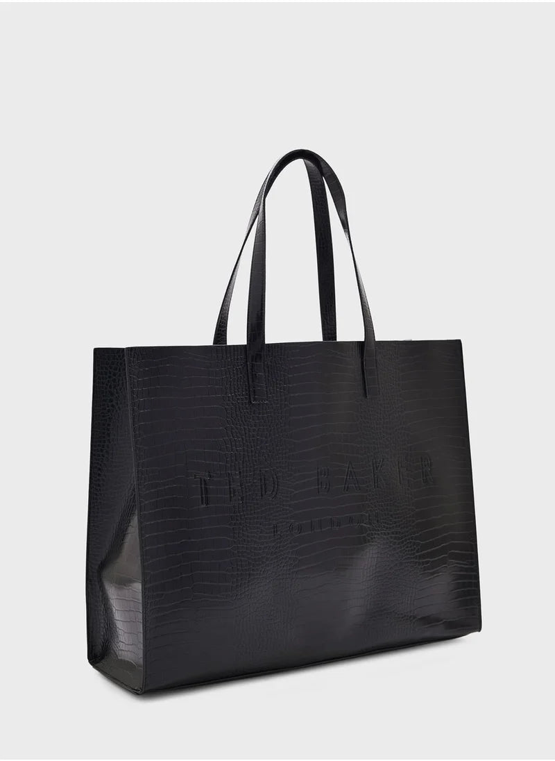 Allicon Mock Croc Icon Tote Bag