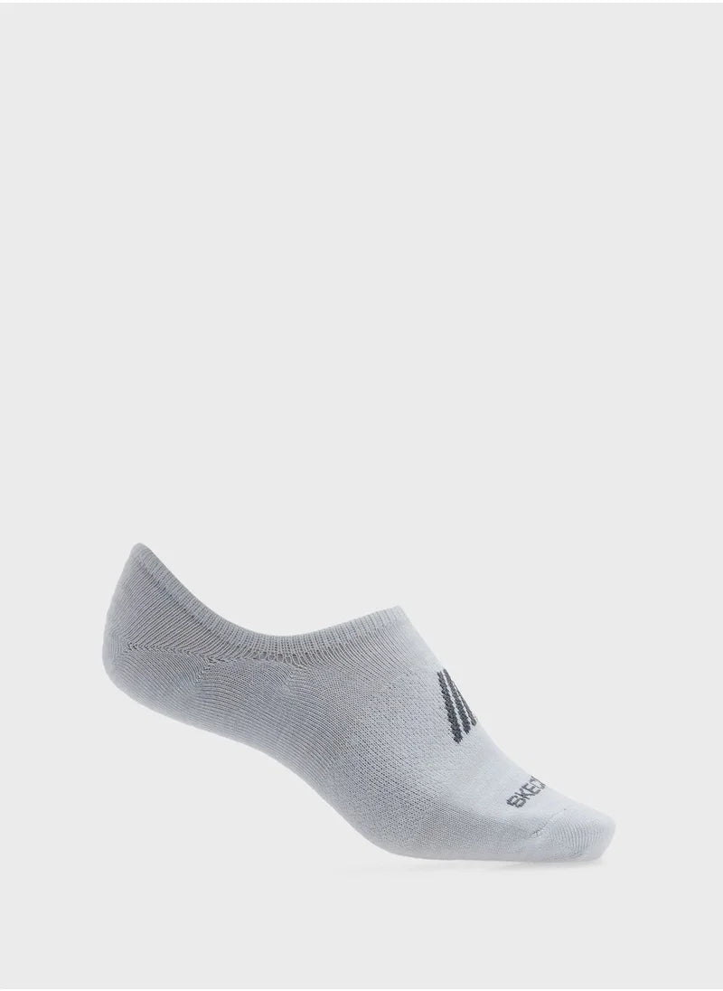 6 Pack Womens Non Terry No Show Socks