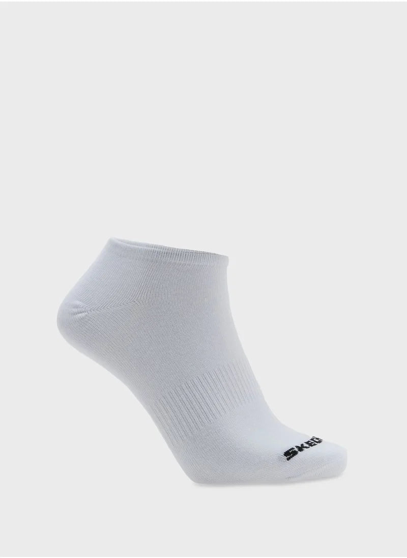 3 Pack Non Terry No Show Socks