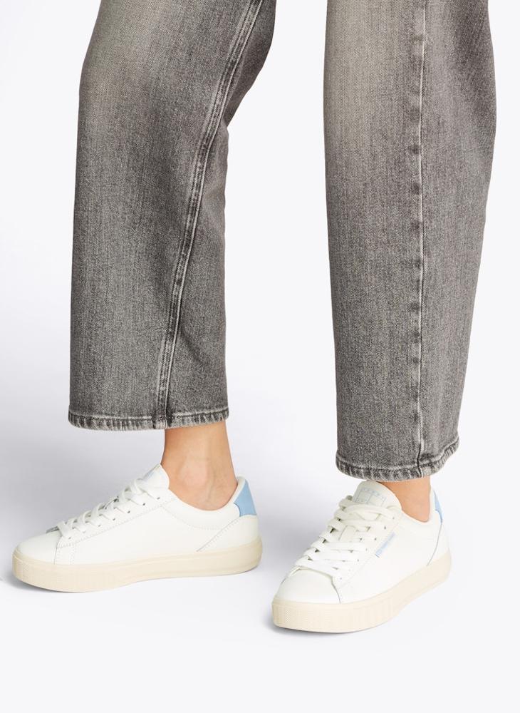 Cupsole Lace Up Low Top Sneakers
