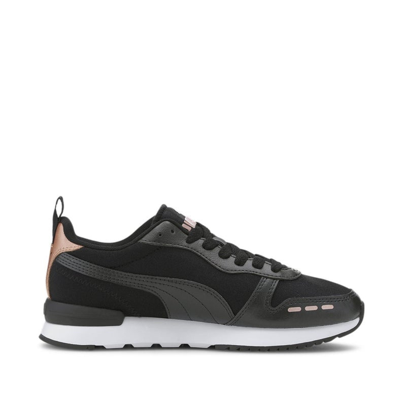 R78 Metallic Womens Black Trainers
