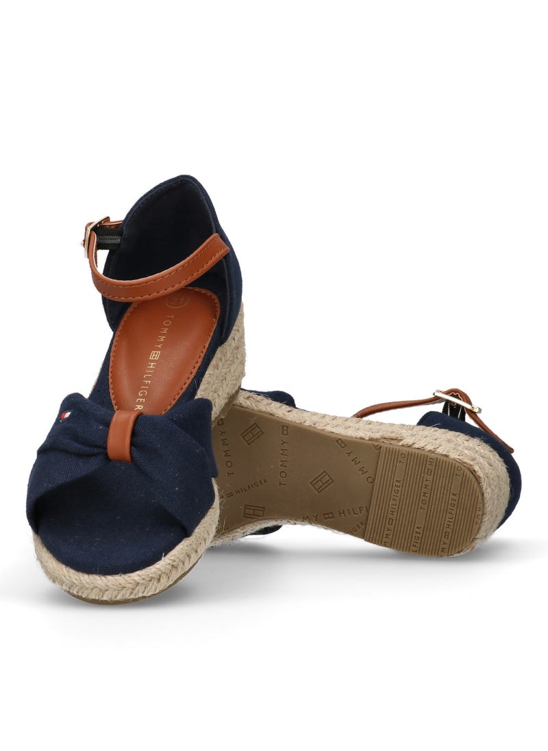 Kids Rope Wedge Sandals