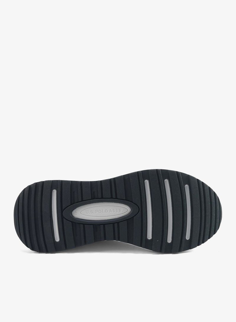 Men's White Low-Top Sneakers - Compression Cushioned Shoes with Iconic Design