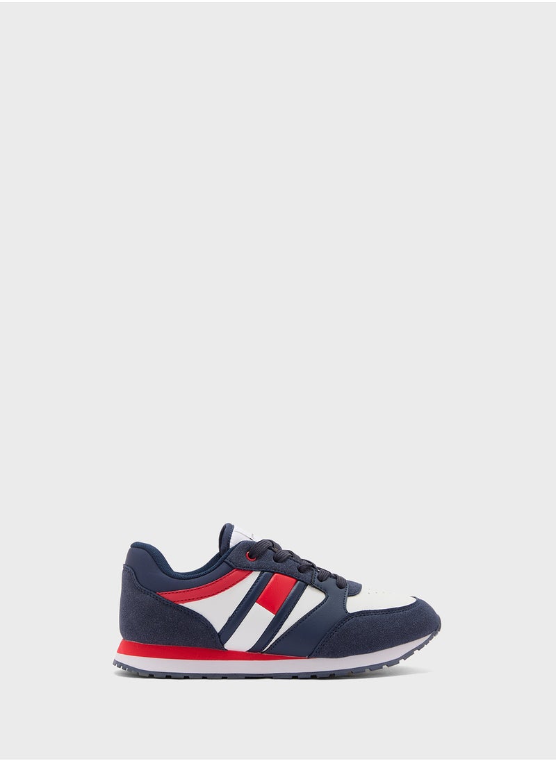 Youth Low Top Lace Up Sneakers