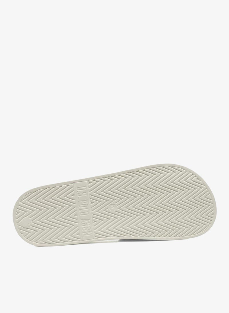 Men's White Signature Slides – Effortless Style Meets Ultimate Relaxation!