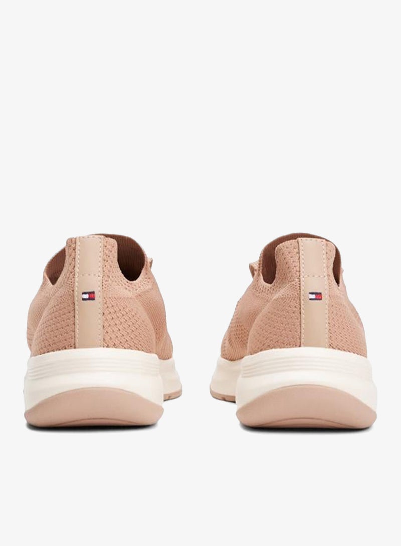 Knit Runner Lace Ups Sneakers