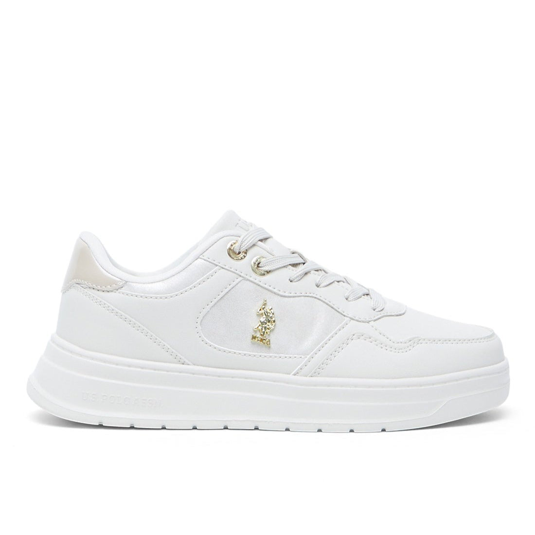 Women's Low-Top Sneakers - Lightweight with White Sole