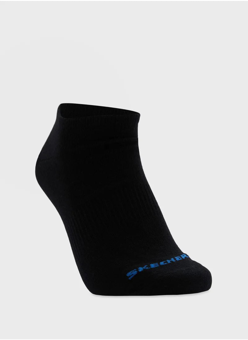 3 Pack Non Terry No Show Socks