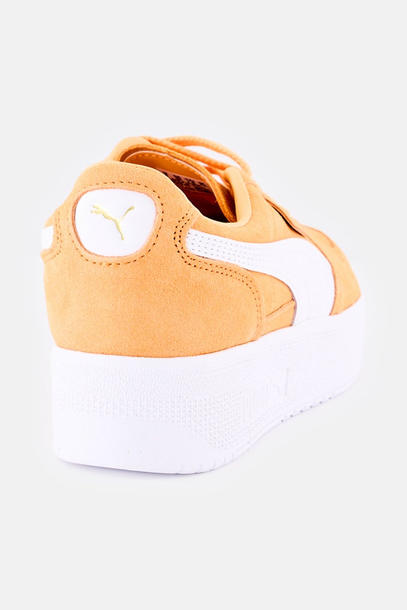 Women Palermo Elevata Lace Up Outdoor Shoes, Orange