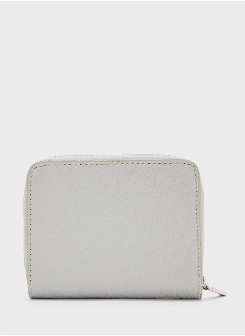 Must Monogram Zip Around Wallet
