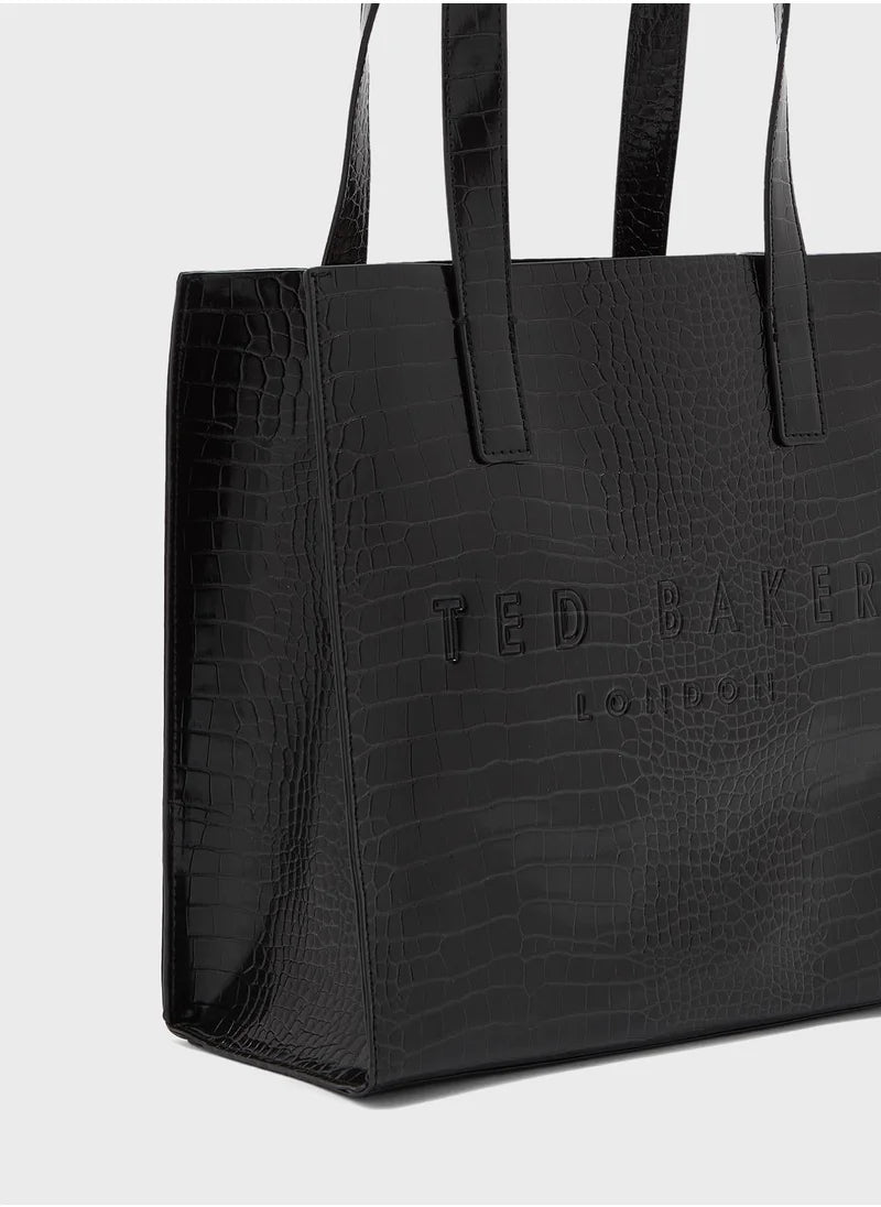 Reptcon Croc Detail Small Icon Bag