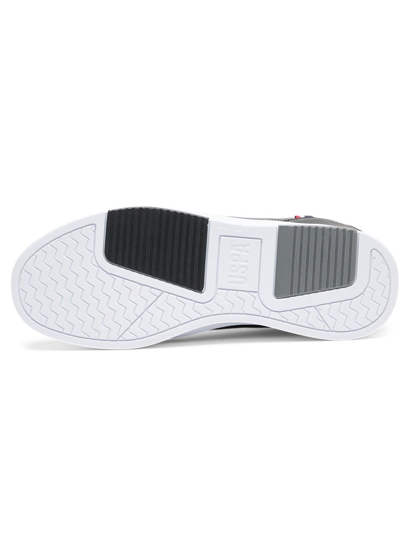 Men's Black Low-Top Sneakers - Lightweight With White Sole , Comfortable Casual Shoes