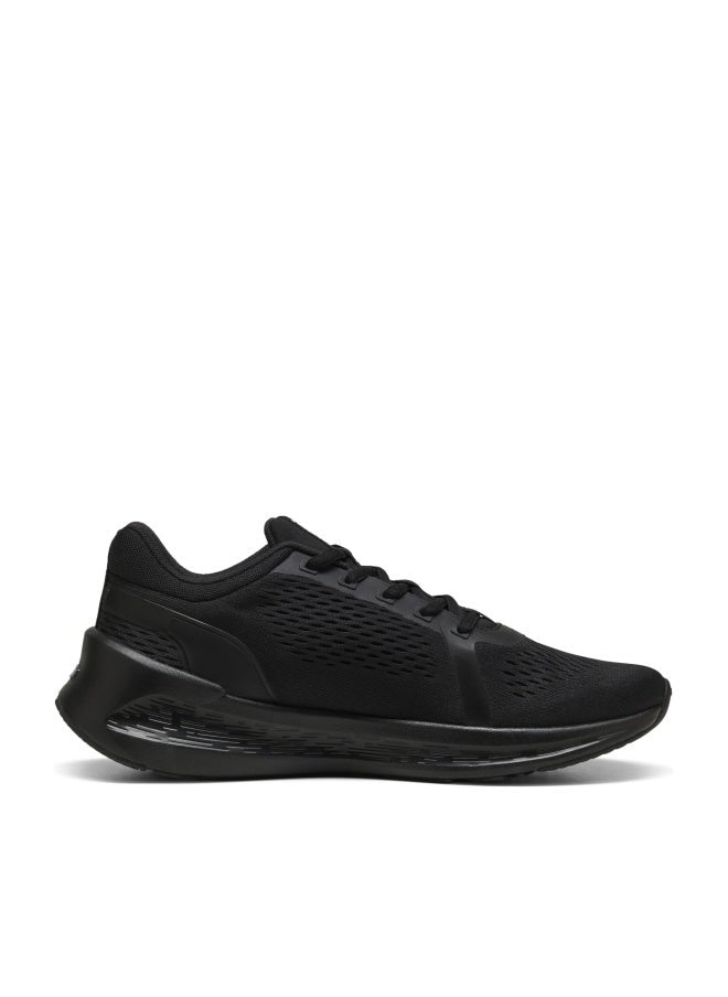 SOFTRIDE Symmetry Unisex Black Running Shoes