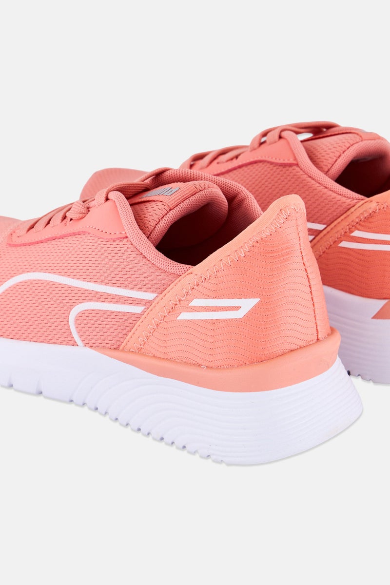 Women Remedie Lace Up Training Shoes, Coral