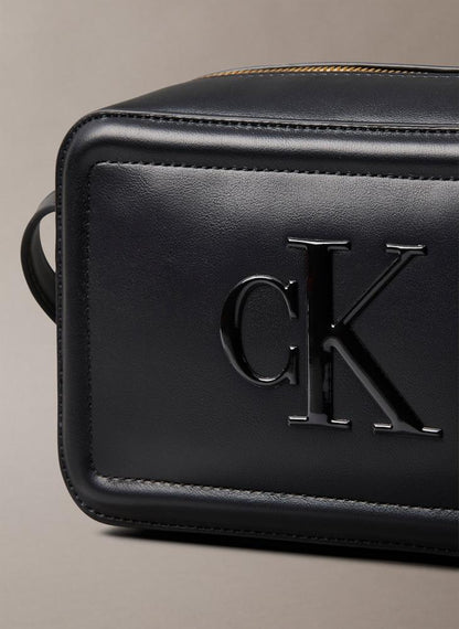 Embossed Monogram Camera Bag